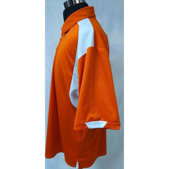 Russel Athletic Dri Power Mens XL Orange White Embroidered Logo Polo Shirt - Picture 8 of 16